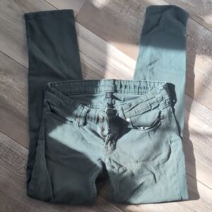 GAP Dark Green Skinny Jeans for Women